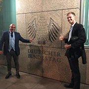 Stefano Piazza e Luca Steinmann al Bundestag