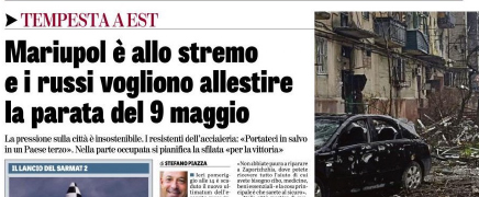 La Verità 21/04/2022