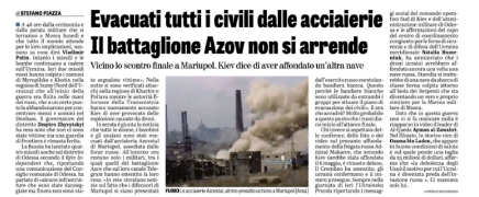 La Verità 08/05/2022