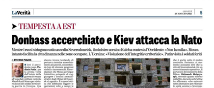 La Verità 26/05/2022