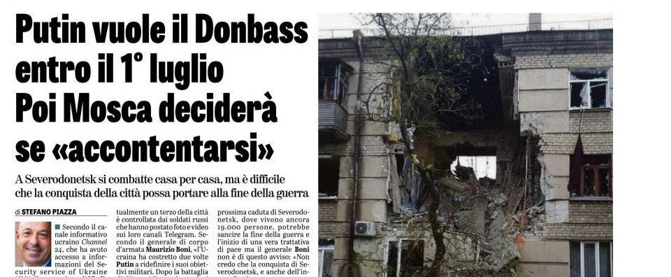 La Verità 01/06/2022