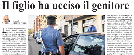 il mattino della domenica 26/06/2022