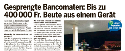 Intervista su 20minuten.ch 02/10/20