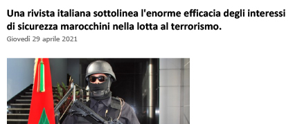 Medi1news cita Panorama 29/04/21