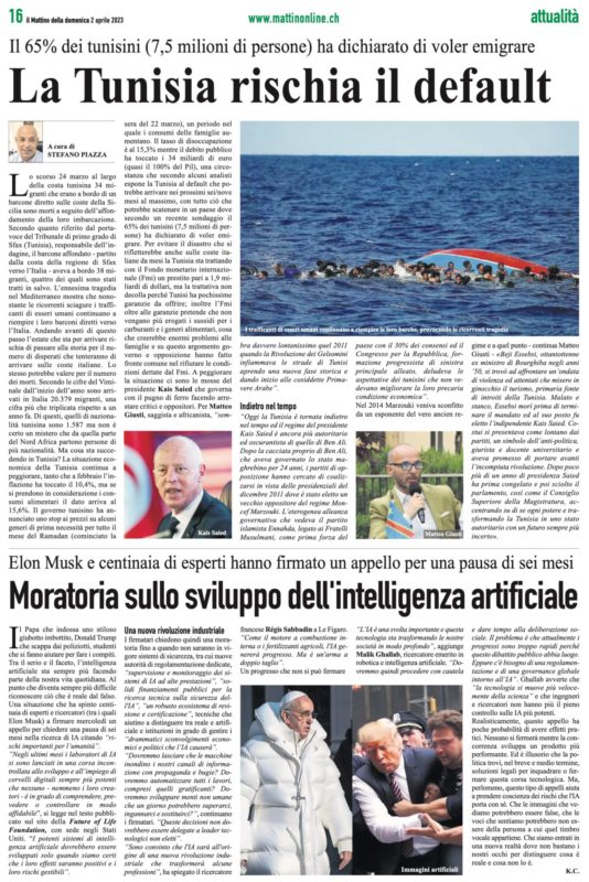 Mattino della Domenica 2.04.2023