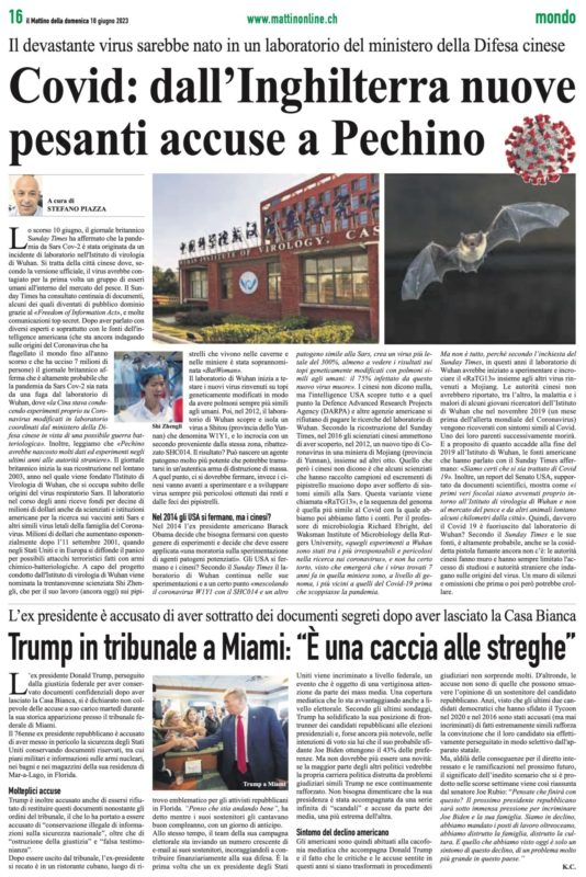 Mattino della Domenica 18.06.2023