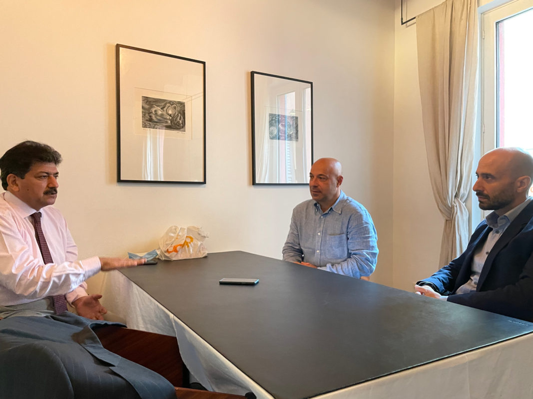 stefano piazza evento Hamid Mir