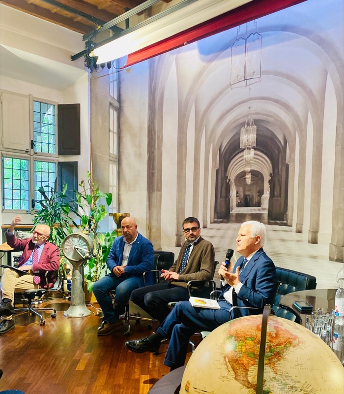 stefano piazza presentazione ottobre nero a Milano