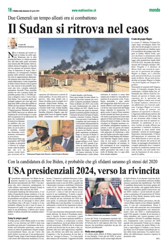 Mattino della Domenica 30.04.2023